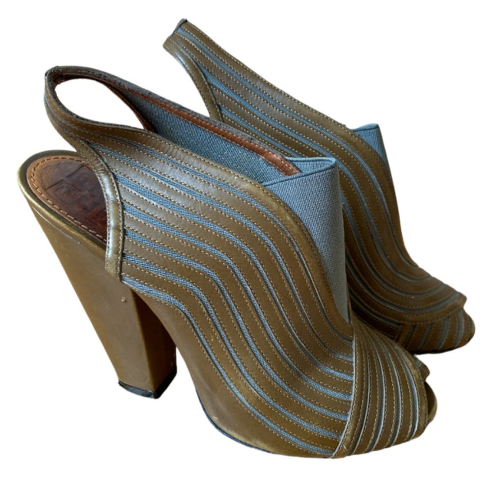 Givenchy vintage leather chunky ankle booties